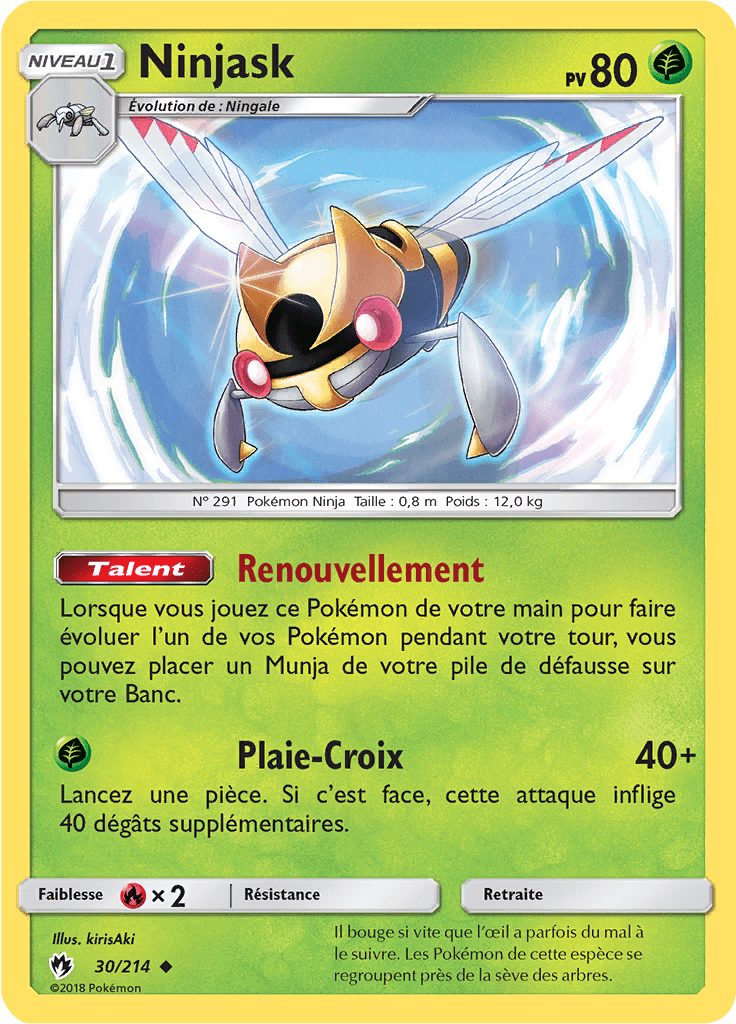 Ninjask - SL Tonnerre Perdu - 030 - Peu commune