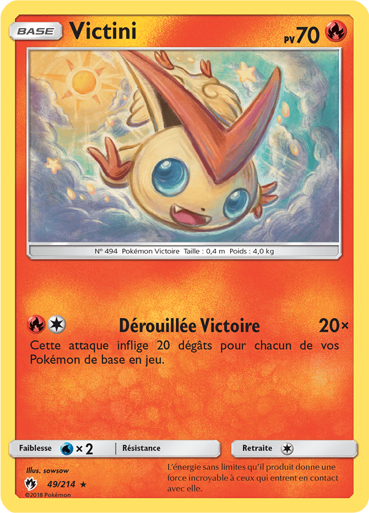 Victini - SL Tonnerre Perdu - 049 - Rare
