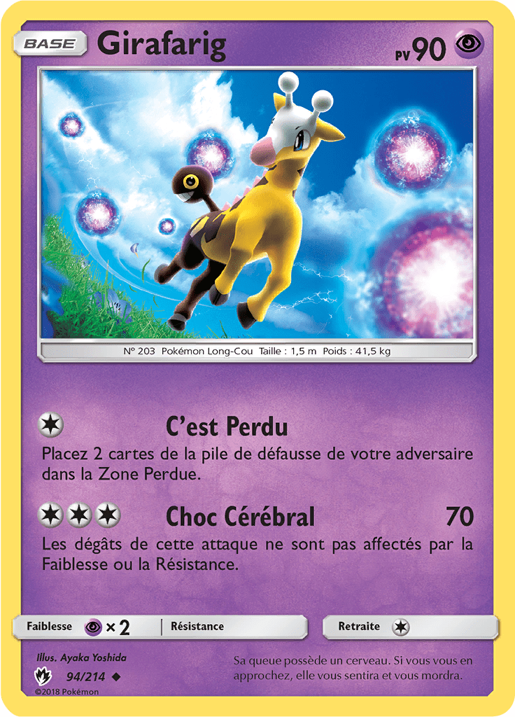 Girafarig - SL Tonnerre Perdu - 094 - Peu commune