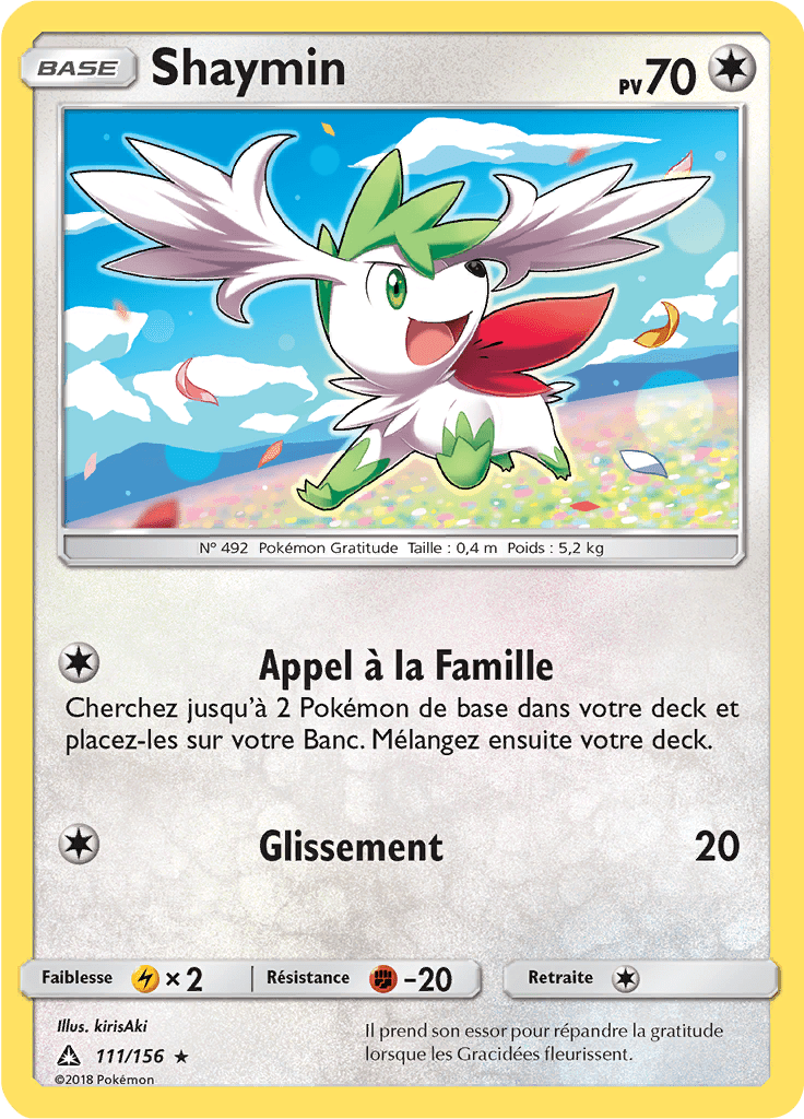 Shaymin - SL Ultra-Prisme - 111 - Rare