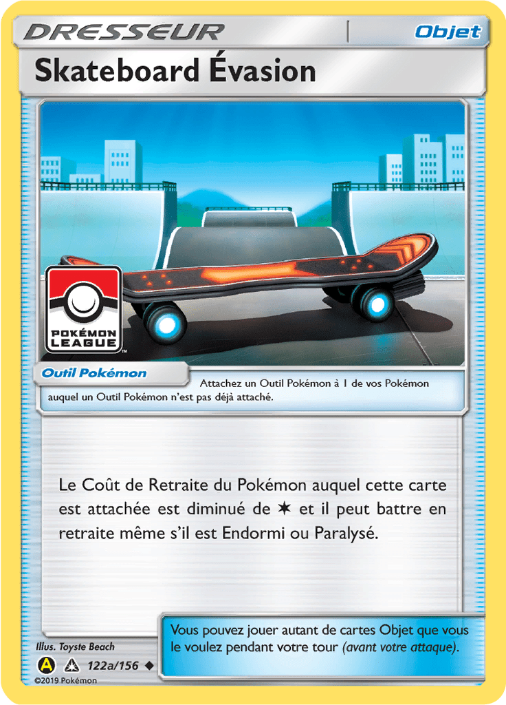Skateboard Évasion - SL Ultra-Prisme - 122a - Carte alternative