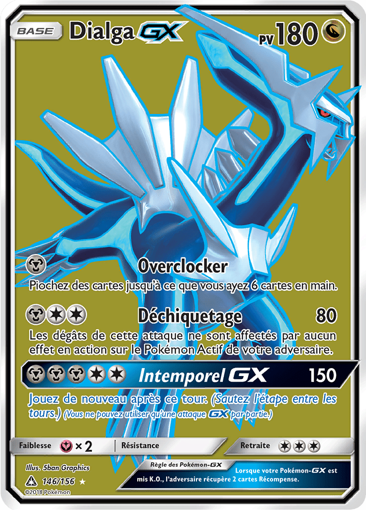Dialga GX - SL Ultra-Prisme - 146 - GX Full Art