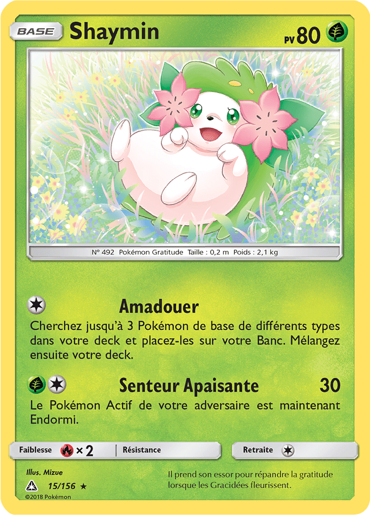 Shaymin - SL Ultra-Prisme - 015 - Holographique rare