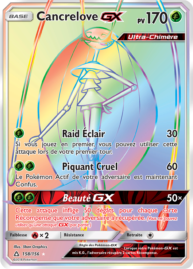 Cancrelove GX - SL Ultra-Prisme - 158 - Arc-en-ciel rare