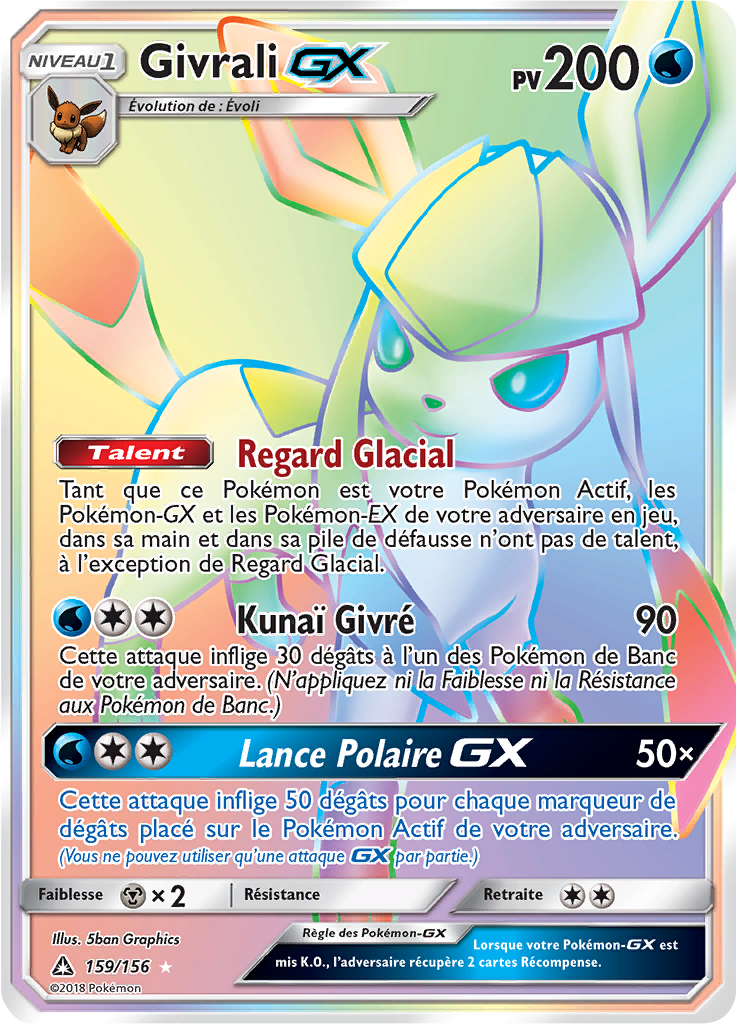 Givrali GX - SL Ultra-Prisme - 159 - Arc-en-ciel rare