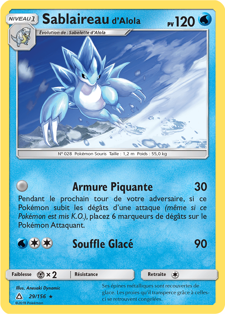 Sablaireau d'Alola - SL Ultra-Prisme - 029 - Rare