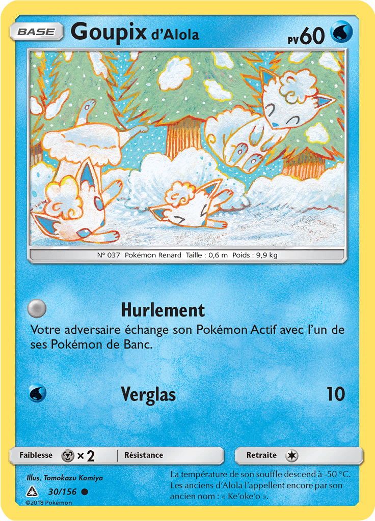 Goupix d'Alola - SL Ultra-Prisme - 030 - Commune