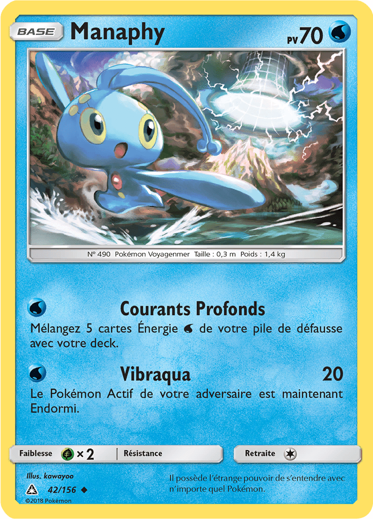 Manaphy - SL Ultra-Prisme - 042 - Peu commune
