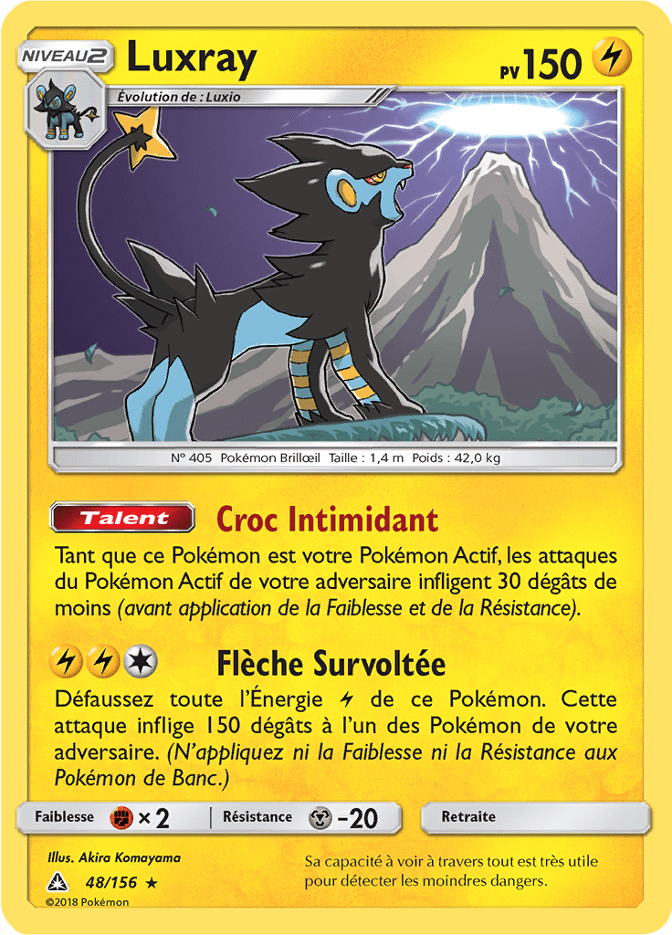 Luxray - SL Ultra-Prisme - 048 - Holographique rare