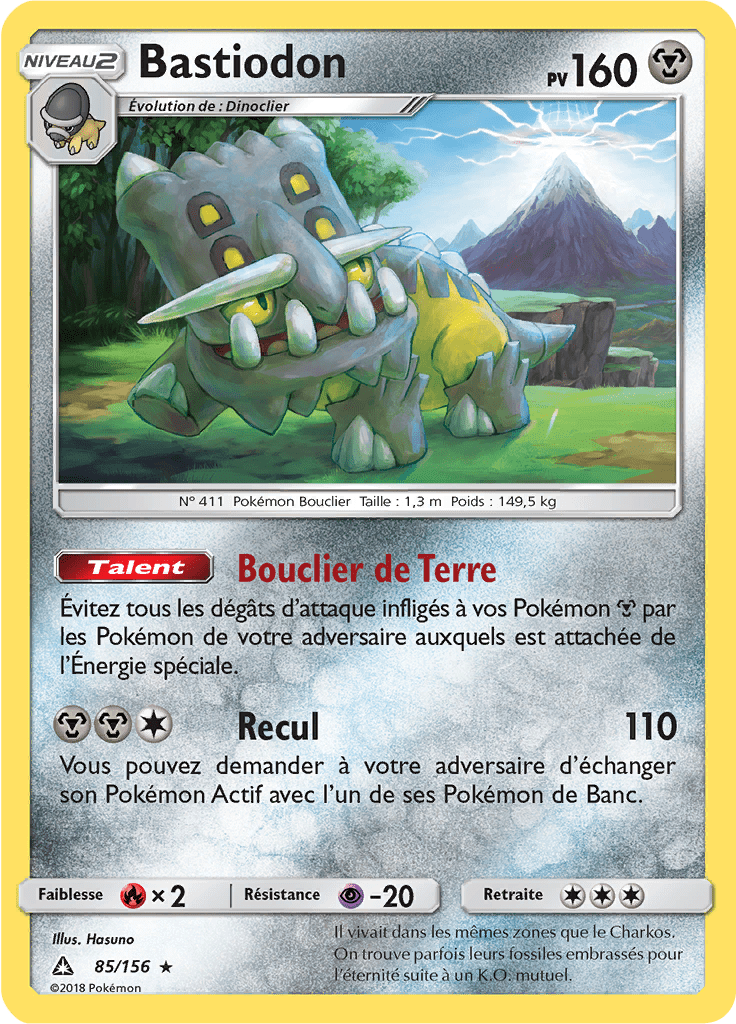 Bastiodon - SL Ultra-Prisme - 085 - Holographique rare