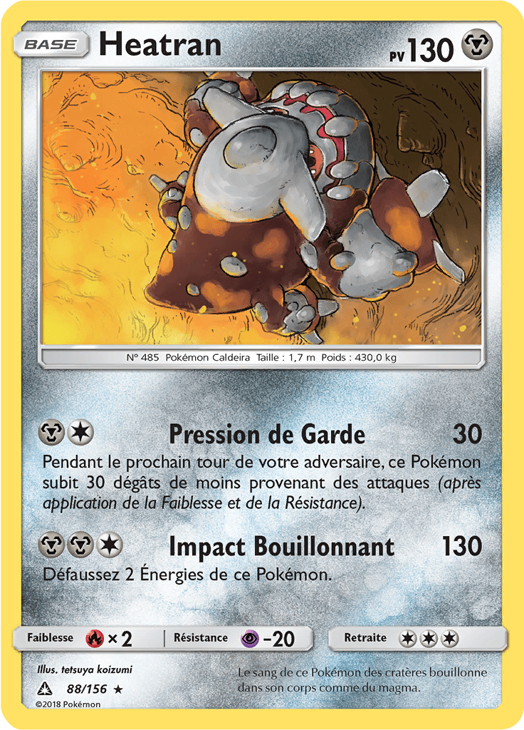 Heatran - SL Ultra-Prisme - 088 - Holographique rare
