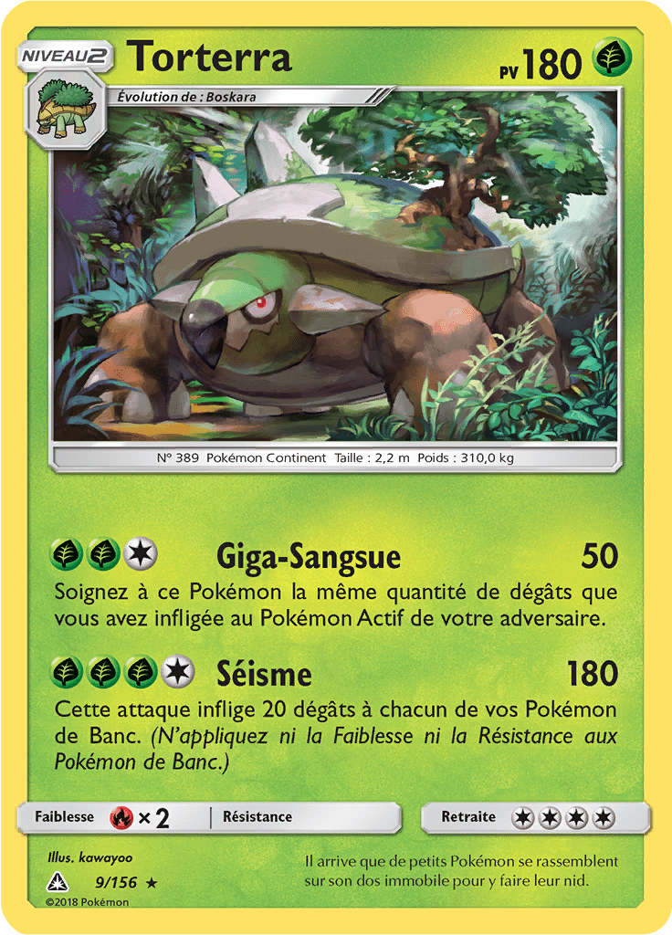 Torterra - SL Ultra-Prisme - 009 - Holographique rare