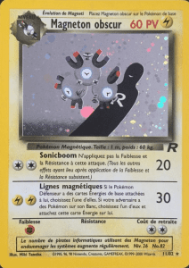 Magneton obscur - Team Rocket - 011 - Holographique