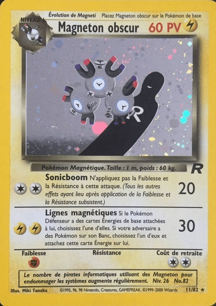 Magneton obscur - Team Rocket - 011 - Holographique