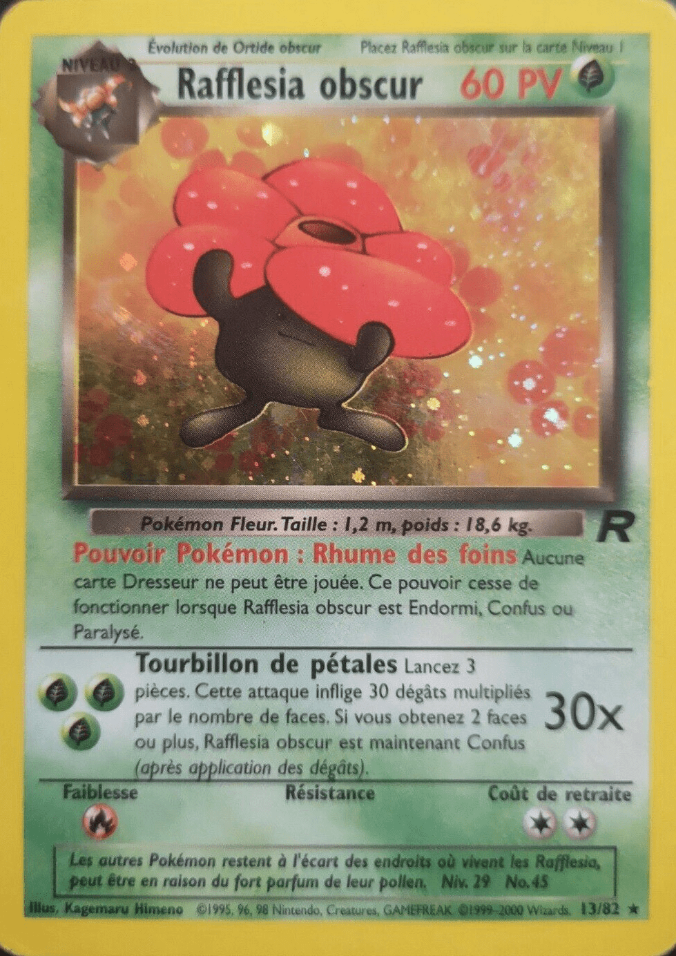 Rafflesia obscur - Team Rocket - 013 - Holographique