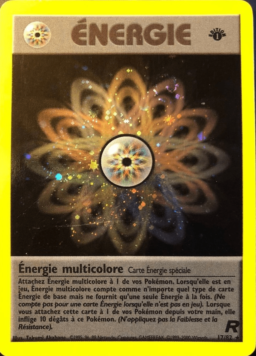 Énergie multicolore - Team Rocket - 017 - Holographique