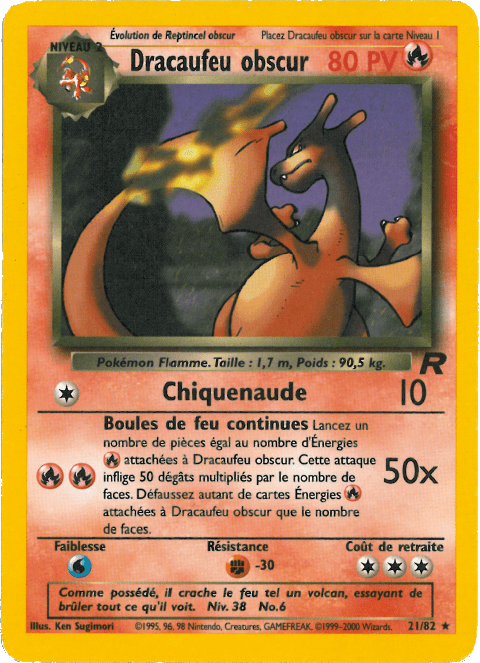 Dracaufeu obscur - Team Rocket - 021 - Rare