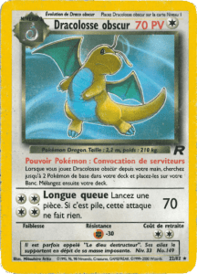 Dracolosse obscur - Team Rocket - 022 - Rare
