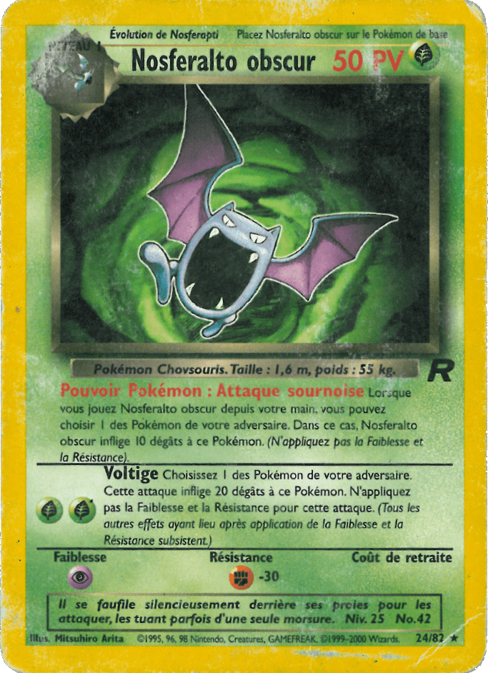 Nosferalto obscur - Team Rocket - 024 - Rare