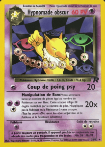 Hypnomade obscur - Team Rocket - 026 - Rare