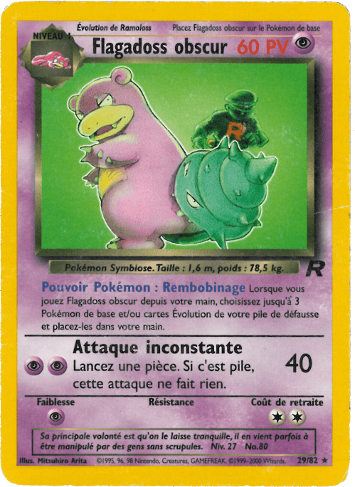 Flagadoss obscur - Team Rocket - 029 - Rare