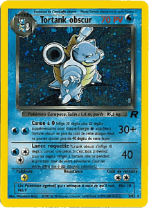 Tortank obscur - Team Rocket - 003 - Holographique