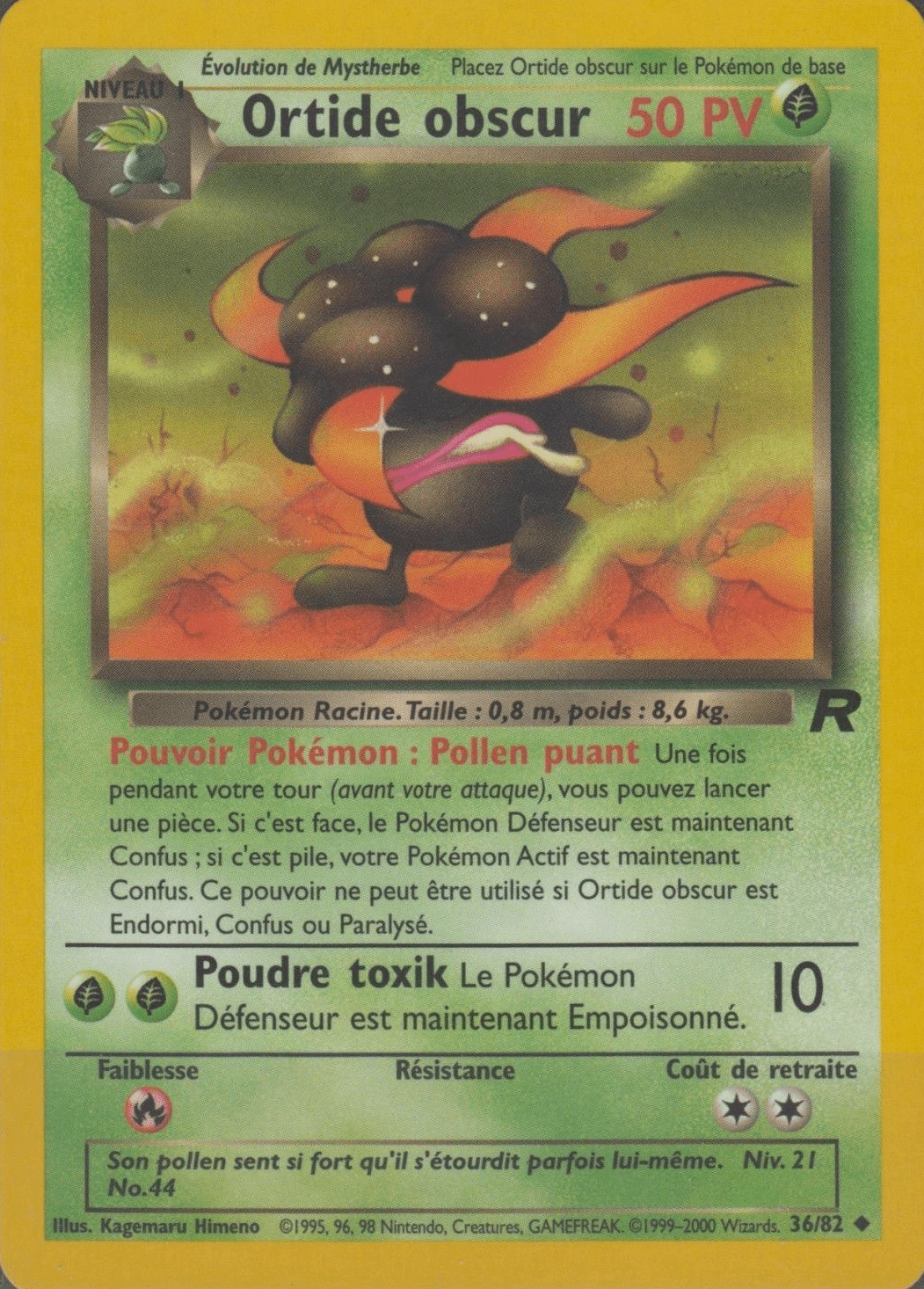 Ortide obscur - Team Rocket - 036 - Peu commune