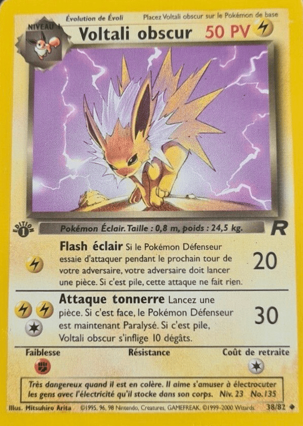 Voltali obscur - Team Rocket - 038 - Peu commune