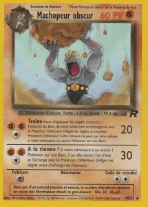 Machopeur obscur - Team Rocket - 040 - Peu commune