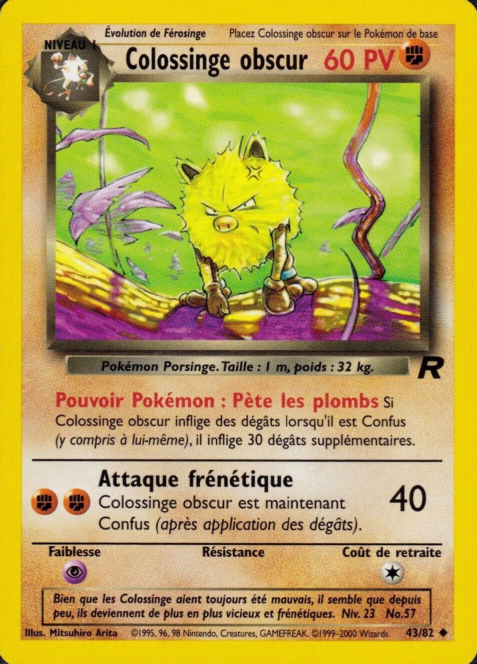 Colossinge obscur - Team Rocket - 043 - Peu commune