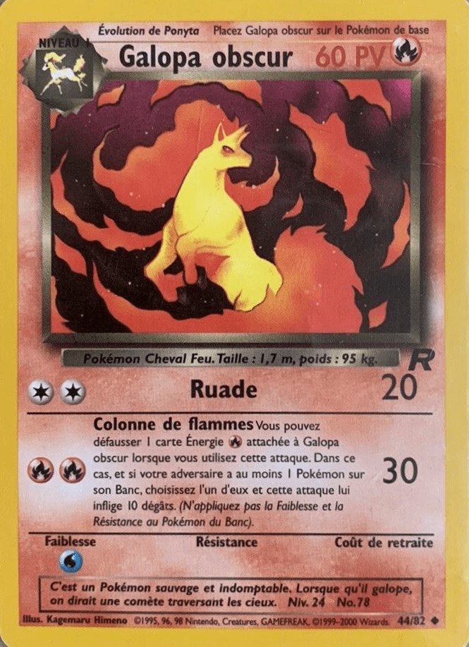 Galopa obscur - Team Rocket - 044 - Peu commune