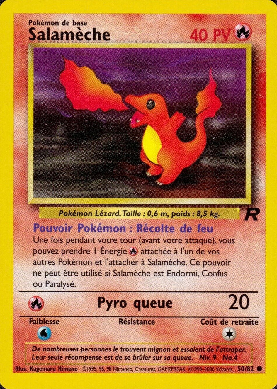 Salamèche - Team Rocket - 050 - Commune
