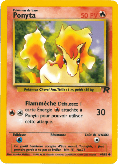 Ponyta - Team Rocket - 064 - Commune