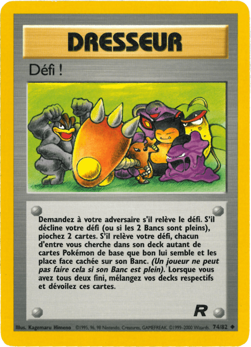 Défi&nbsp;! - Team Rocket - 074 - Peu commune