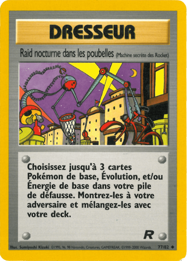 Raid nocturne dans les poubelles - Team Rocket - 077 - Peu commune