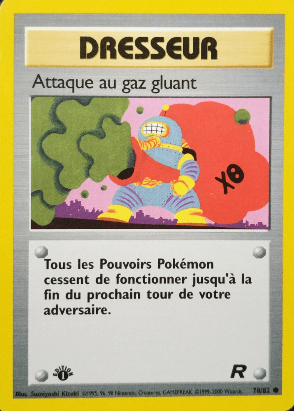 Attaque au gaz gluant - Team Rocket - 078 - Commune
