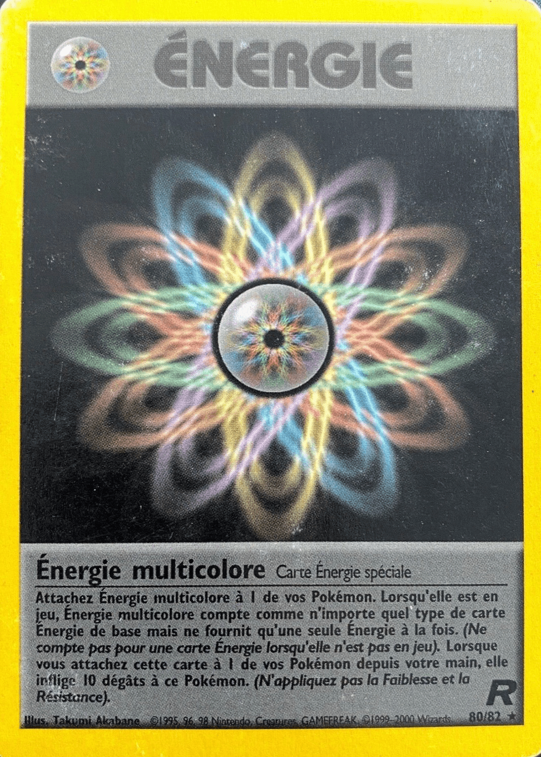 Énergie multicolore - Team Rocket - 080 - Rare