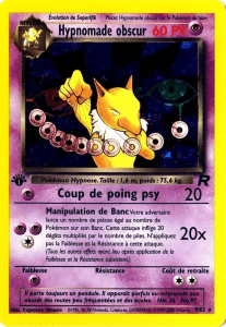 Hypnomade obscur - Team Rocket - 009 - Holographique