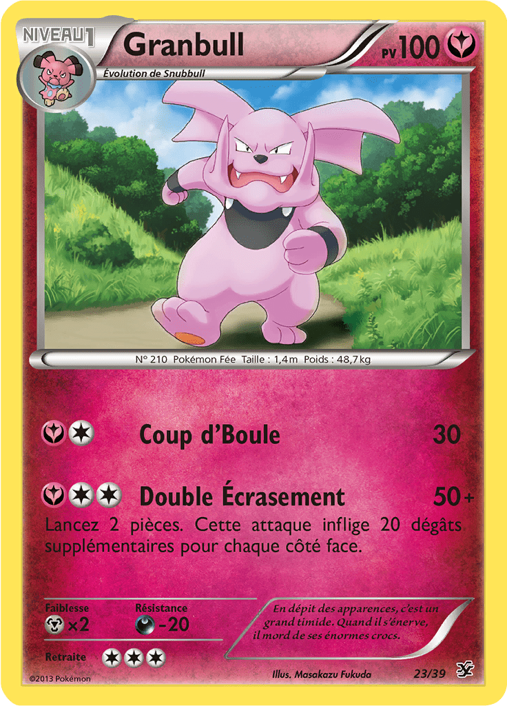 Granbull - XY Bienvenue à Kalos - 023 - Commune