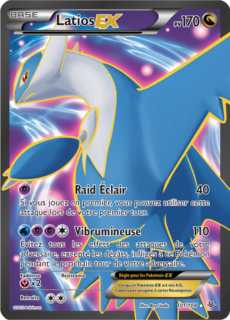 Latios - XY Ciel Rugissant - 101 - Ultra rare