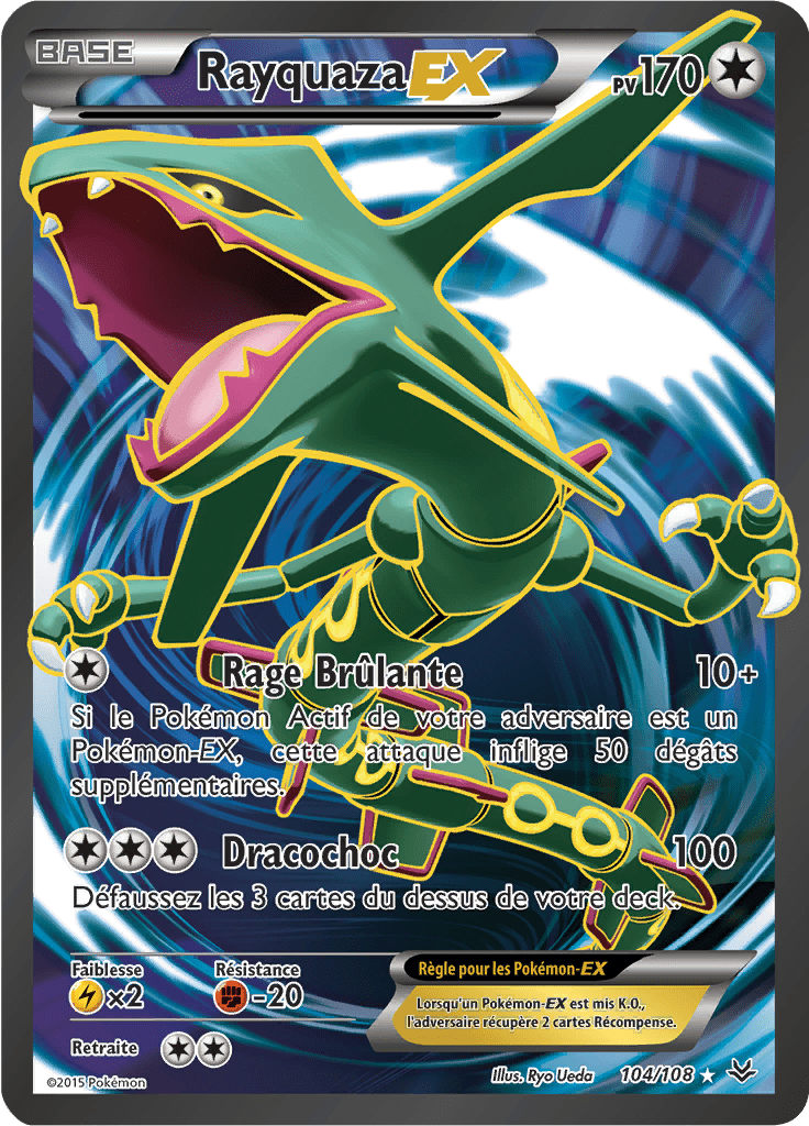 Rayquaza - XY Ciel Rugissant - 104 - Ultra rare