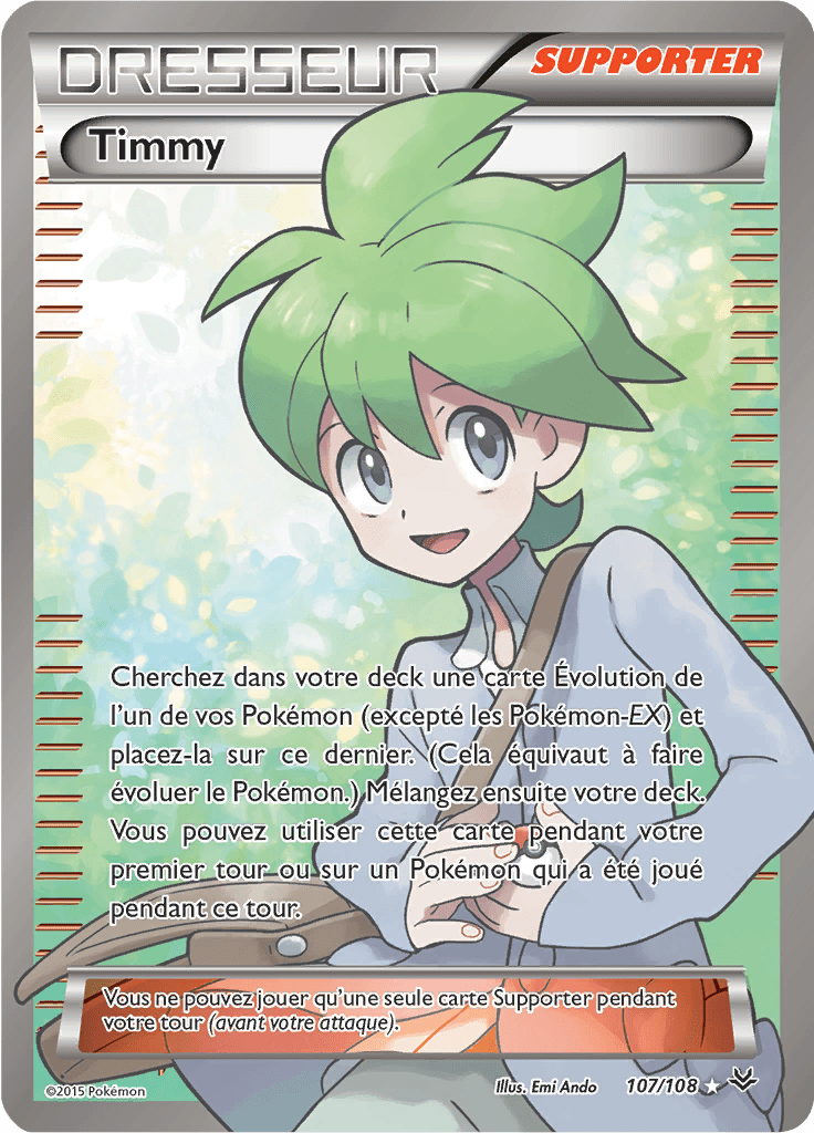 Timmy - XY Ciel Rugissant - 107 - Peu commune