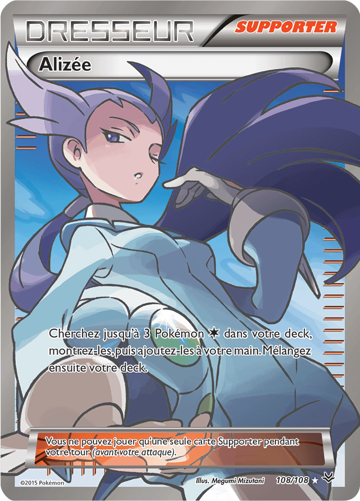 Alizée - XY Ciel Rugissant - 108 - Peu commune
