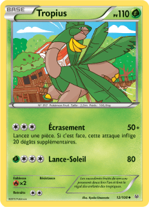 Tropius - XY Ciel Rugissant - 012 - Peu commune