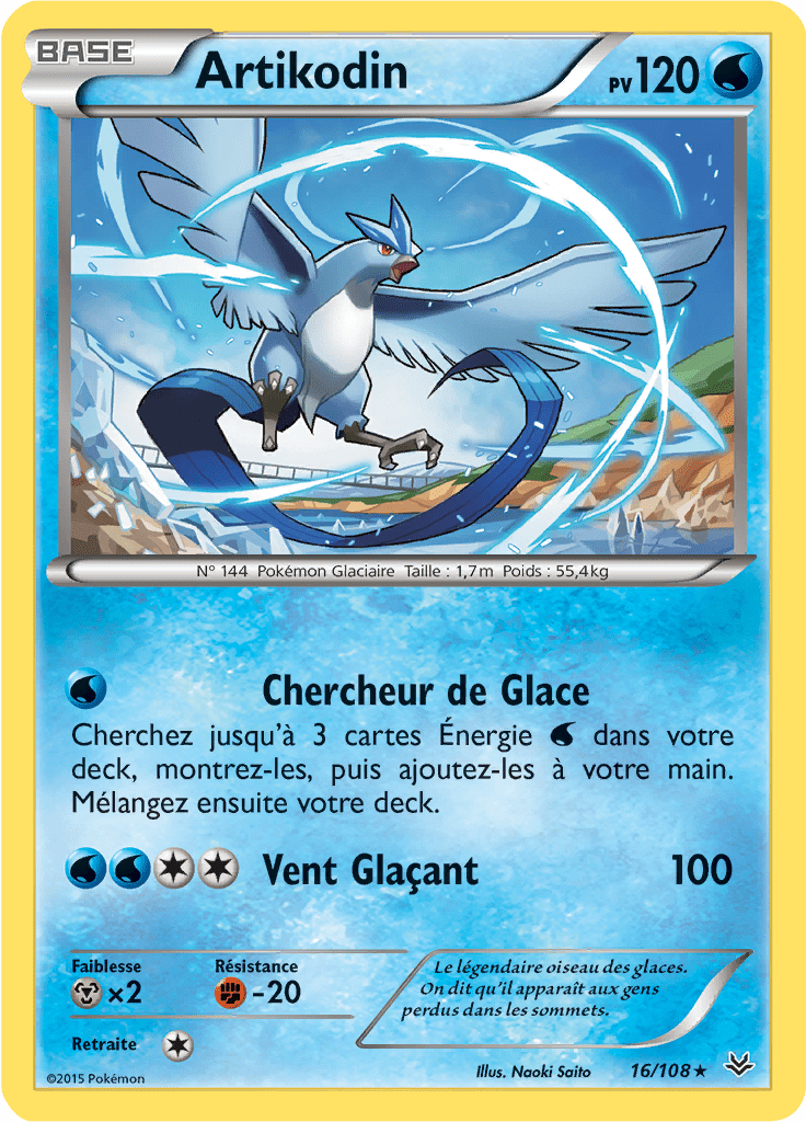 Artikodin - XY Ciel Rugissant - 016 - Rare