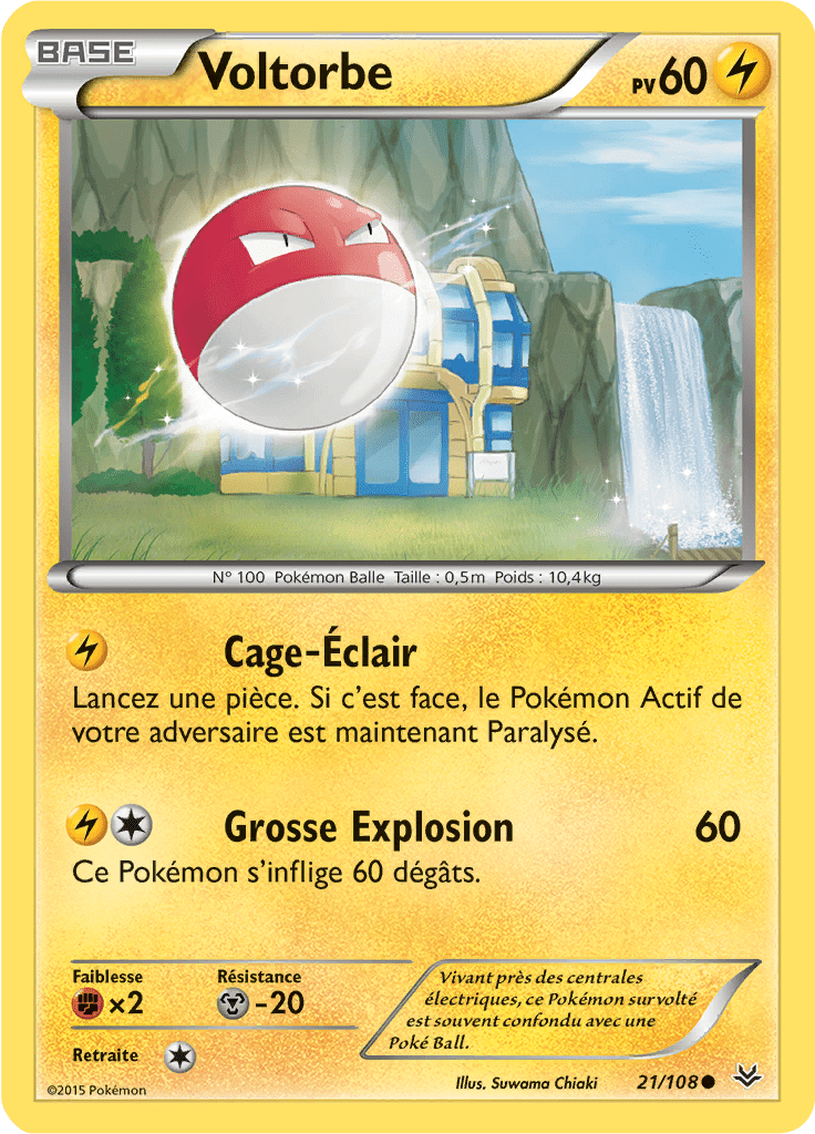 Voltorbe - XY Ciel Rugissant - 021 - Commune