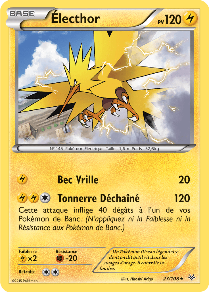 Électhor - XY Ciel Rugissant - 023 - Rare