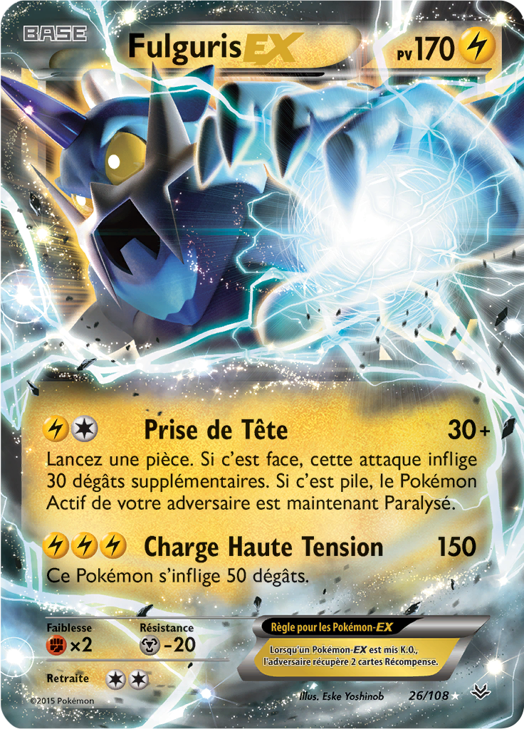 Fulguris - XY Ciel Rugissant - 026 - Holographique rare EX