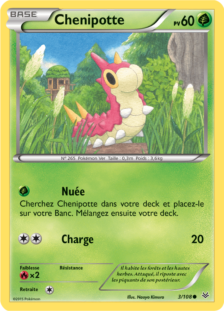 Chenipotte - XY Ciel Rugissant - 003 - Commune