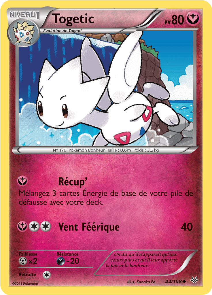Togetic - XY Ciel Rugissant - 044 - Commune